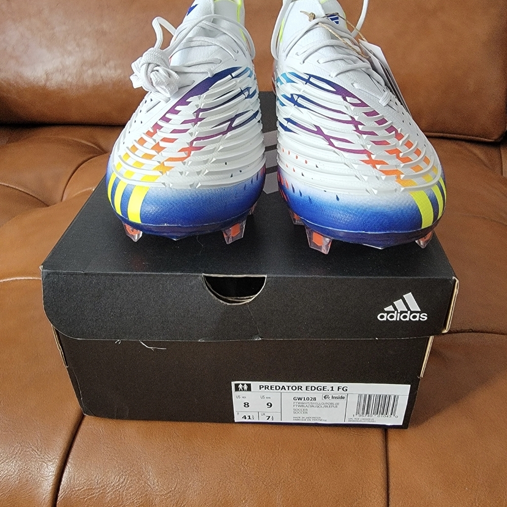 Adidas Predator Edge.1 FG Soccer Cleats - Multicolor